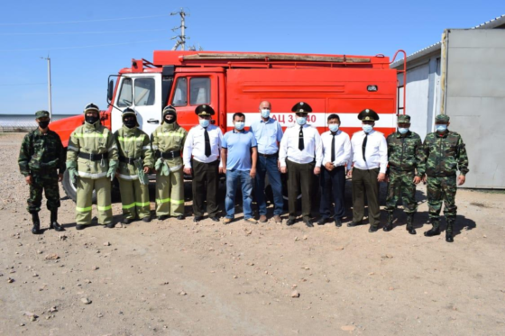 Новый пожарный пост открылся в отдаленном селе Акмолинской области